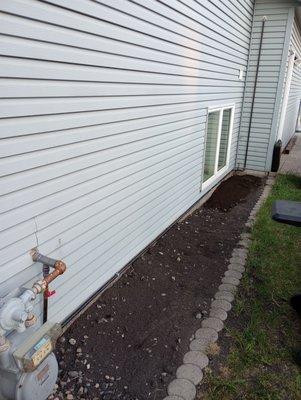 Was quoted for buried poly pipe, changed my mind after talking with installer, but still got charged for it..