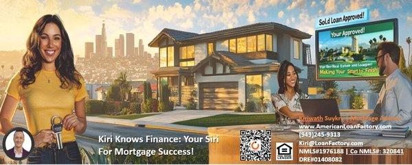 Kiri Knows Finance: Your Siri For Mortgage Success!