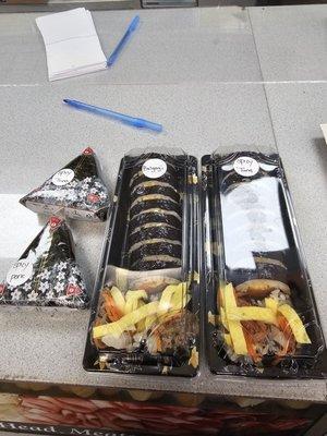 Now offering home made kimbap.