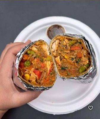 Chicken Burrito Wrap