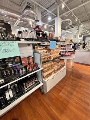 Makeup section