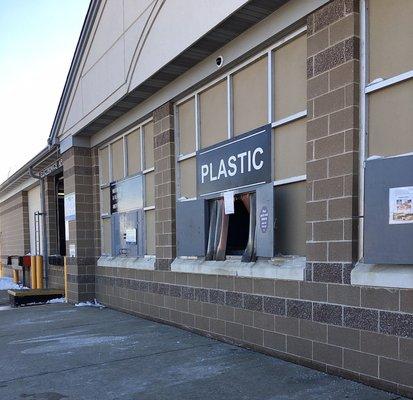 "Windows" for paper, cardboard, glass, and electronics.