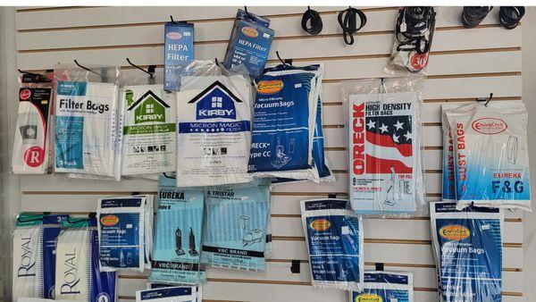 Vacuum cleaner bags and belts