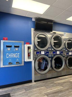 Dryers with credit card option
