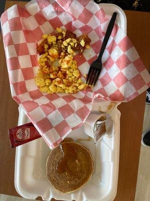 This is the pancake breakfast. $5