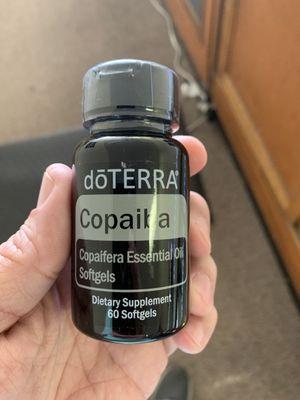 Not sure about CBD, we have an alternative. Copaiba by doTERRA. We have products in soft gel and oils.
