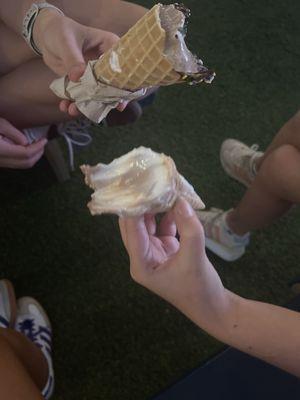 Bad and old rubbery cones