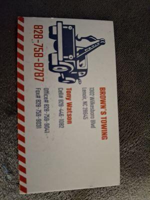 Brown's Towing