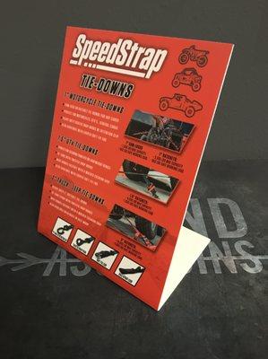 Heat Bent Easel. Perfect for POP counter top displays.