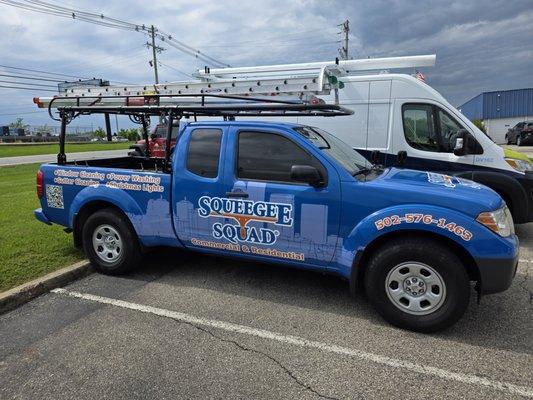 Full wrap for squeegee squad