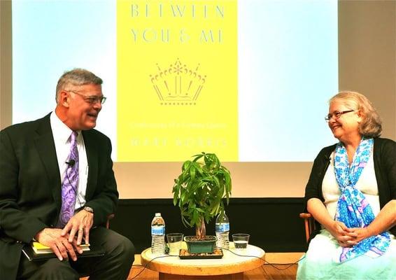 Patrick McCord, PhD interview bestselling author & editor at the New Yorker, Mary Norris. Westport Library