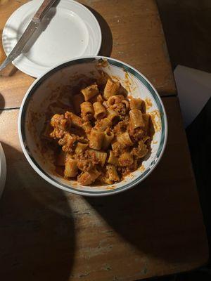 Rigatoni bolognese