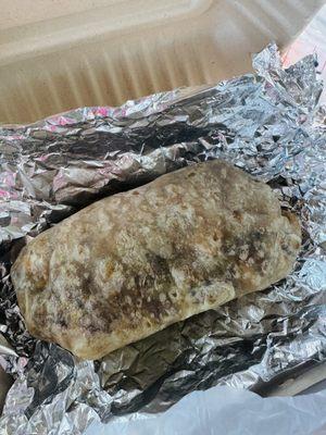 Loaded breakfast burrito on fire has everything I could ever want. Get it & you won't regret it.