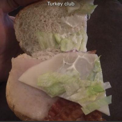 What kind of Turkey club is this??...
That's just not what you want. Shame