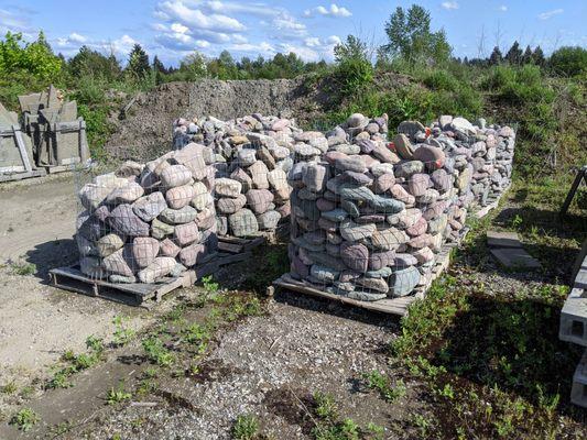 Large and small rainbow rock