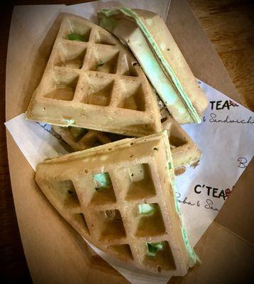Pandan Waffle