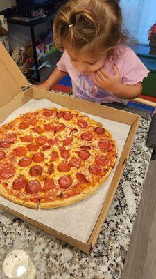 She is saying it smells so delicious!