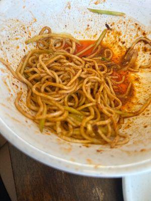 Best sichuan noodles so delicious!! Fresh hand pulled the noodles. You can't get anywhere in this area and it's absolutely worth a stop.