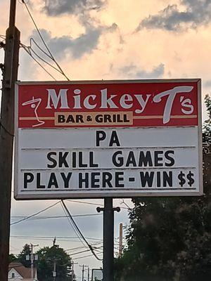 Mickey T's PA Skill Games