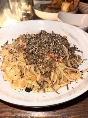 Lobster truffle pasta