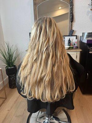 Hair extensions result