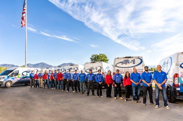 The A-1 Heating & Cooling team.