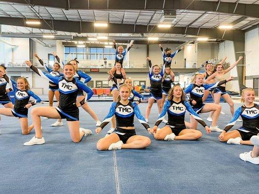Competitive cheer team