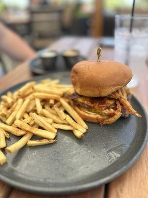 Peanut butter burger