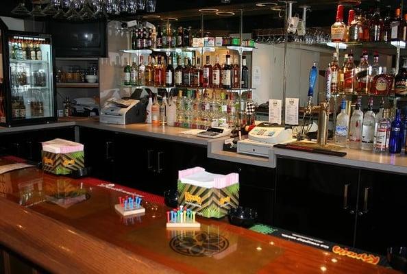 U-Club Pub open daily. Serving drinks and light snacks. Billard table, dart board, and big screen t.v.