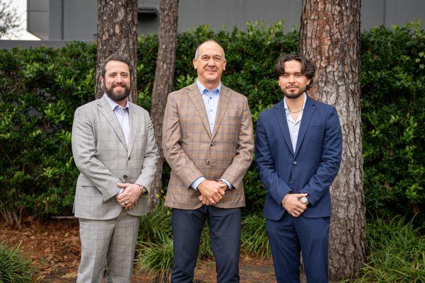 Attorneys Greg Feste, Shane Kadlec, and Pablo Martinez