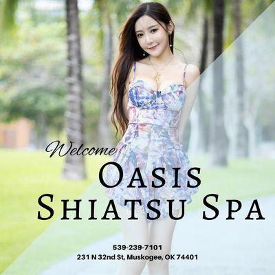 Oasis Shiatsu Spa
231 N 32nd St, Muskogee, OK 74401
Call us at 539-239-7101