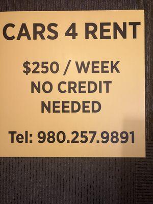 Cars For Rent