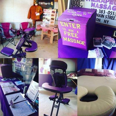 We frequently offer great deals at chair massage events!