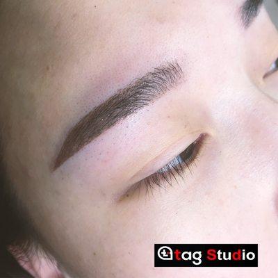 Semi-permanent eyebrown