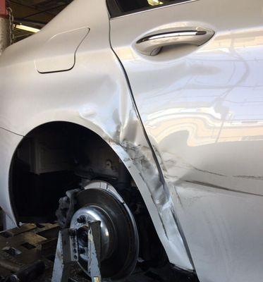 Before Shot of our Customer's BMW 5 Series.