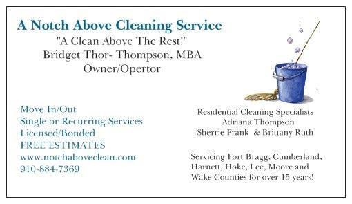 A Notch Above Cleaning Service