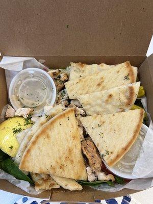 Greek Salad with Chicken