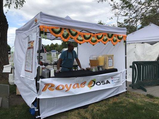 Dosa Food Stall 8am-2pm Saturday Royal mango lassi Indian lemonade