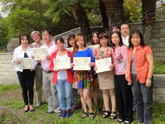 Graduation Day for new massage professionals