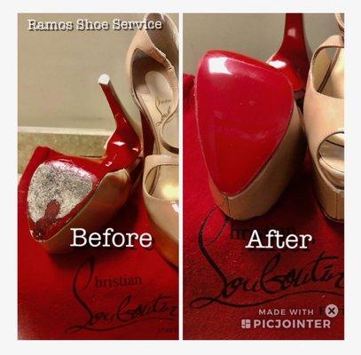 Mirror Finish Red Bottom Sole Savers