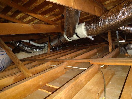 Cleaning attic