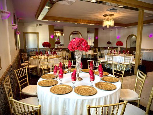 The Frida Room has capacity for 100 people