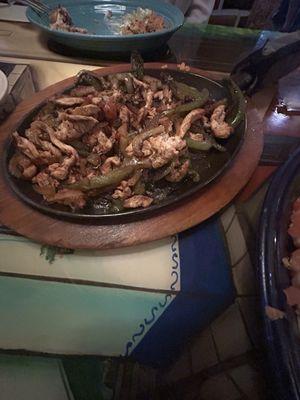 Chicken fajitas