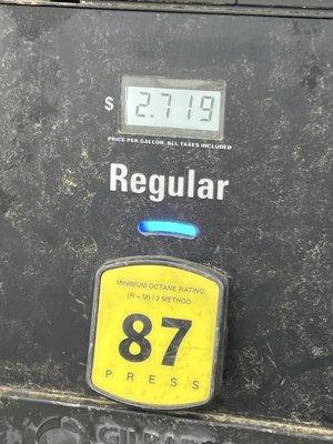 Price is actually $0.12 higher, not $0.10.