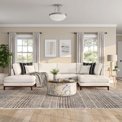 Noelle Double Chaise Sectional Sofa