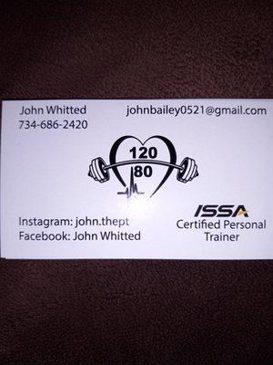 120-80 Personal Training with John