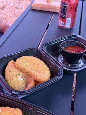 FRIED MOZARELLA FRITTERS