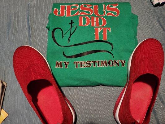 Custom shirt designed and made