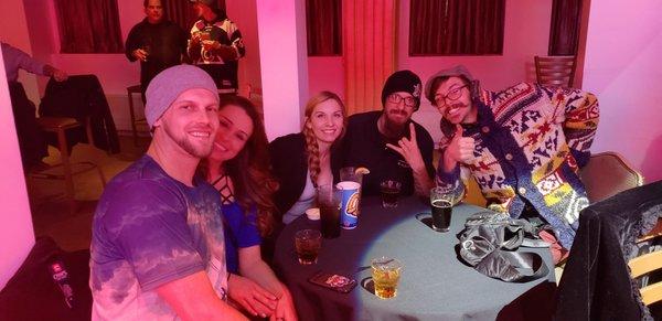 Members from local band The Endless Line showing their support for Alyssa Ruffin on 7 November 2018.