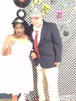 Heather and boyfriend Greg at prom.